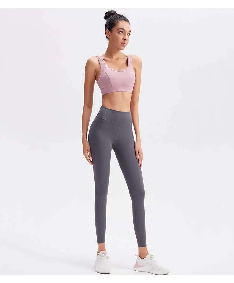 High Waisted Bum Lift Yoga Leggings - Image 8