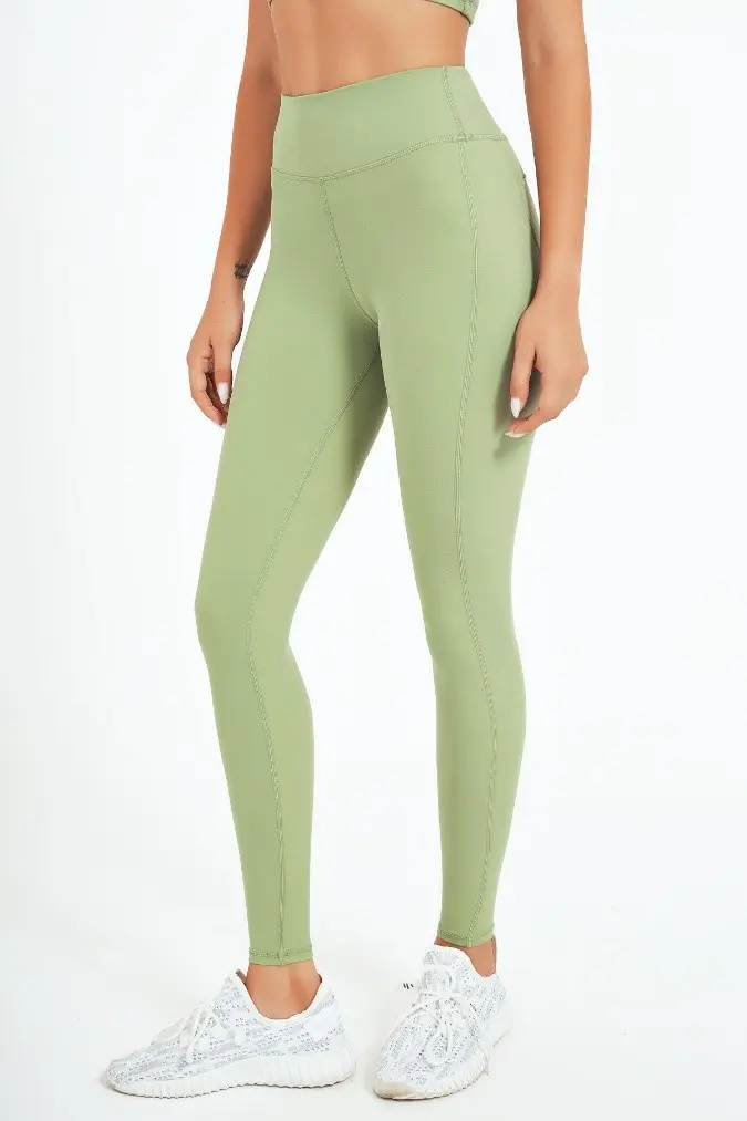 High Waisted Bum Lift Yoga Leggings - Image 5