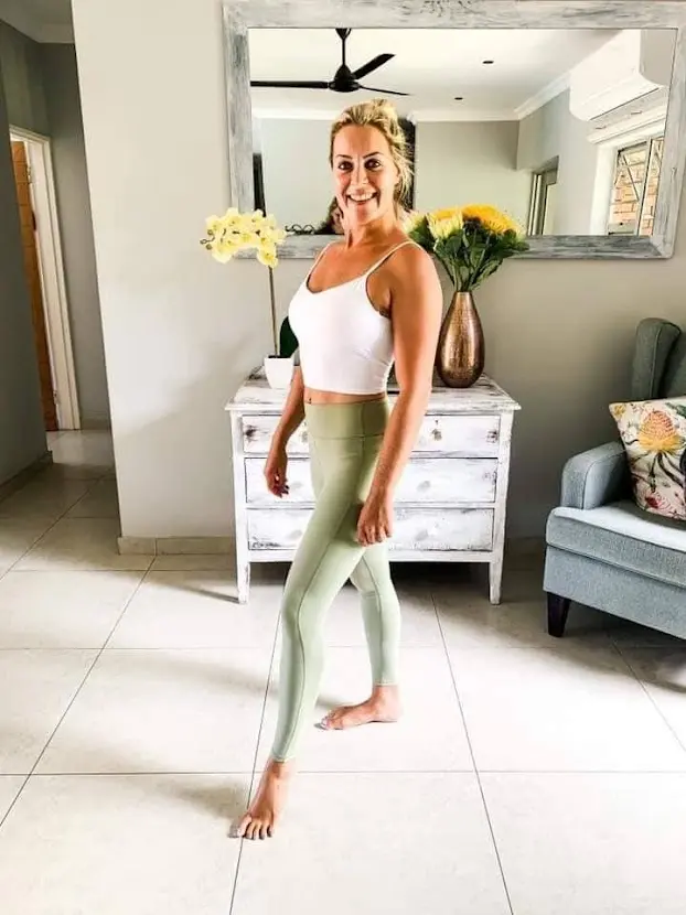 High Waisted Bum Lift Yoga Leggings - Image 6