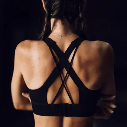 Back Clasp Sports Bra